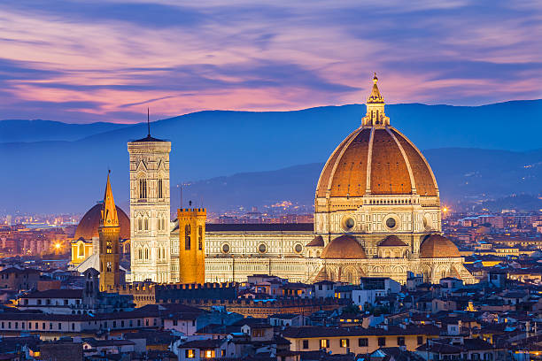 The twilight of Florence in Tuscany, Italy The twilight of Florence in Tuscany, Italy. florence italy stock pictures, royalty-free photos & images