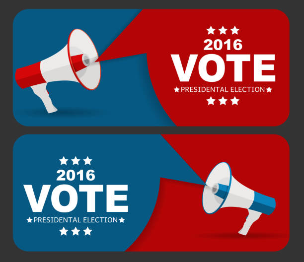 Presidential Election Vote 2016 in USA Background. Can Be Used Presidential Election Vote 2016 in USA Background. Can Be Used as Banner or Poster. Vector Illustration EPS10 2016 stock illustrations