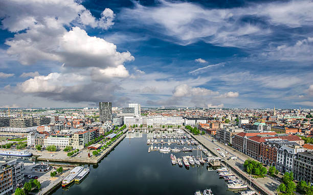 istock Antwerp from the bird's-eye view. 611334998