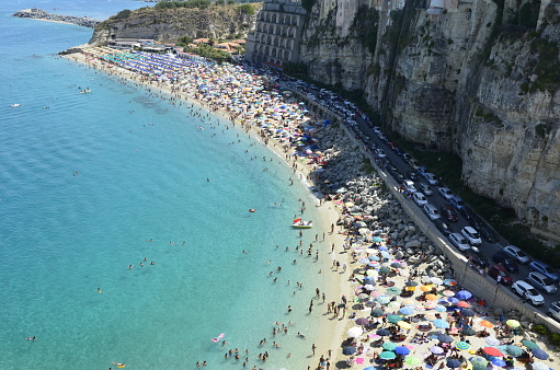 Tropea is an Italian commune in the Region of Calabria, province of Vibo Valentia, with about 6,843 inhabitants. It extends over an area of 3.2 km², with a population density of 2,281 inhabitants/km². It borders the city, Drapia, Parghelia, Ricadi. Wikipedia