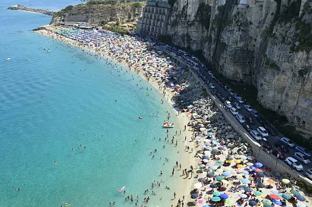 Tropea is an Italian commune in the Region of Calabria, province of Vibo Valentia, with about 6,843 inhabitants. It extends over an area of 3.2 km², with a population density of 2,281 inhabitants/km². It borders the city, Drapia, Parghelia, Ricadi. Wikipedia