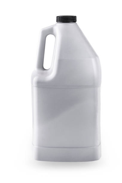istock Grey plastic canister for household chemicals 611593888
