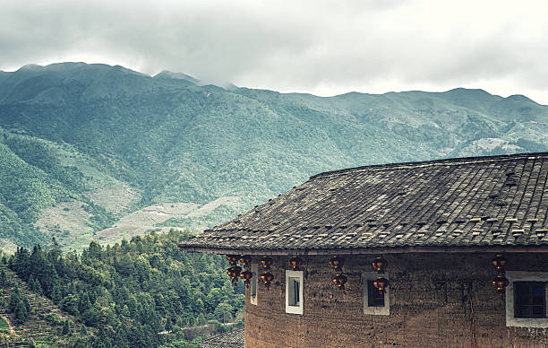 tradycyjne detale domu hakka - fujian province zdjęcia i obrazy z banku zdjęć