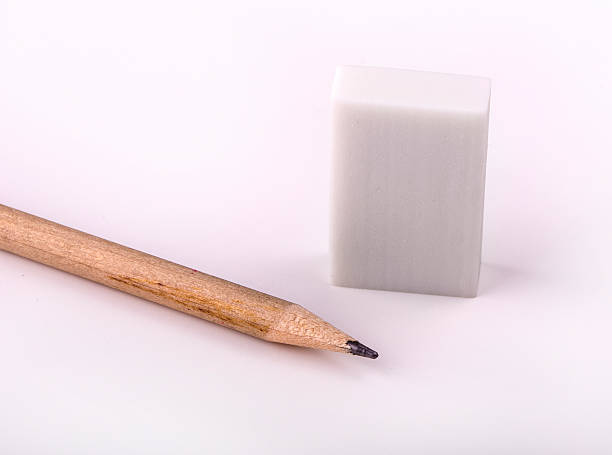 istock new Eraser and old pencil 611594946