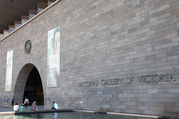 Melbourne, Victoria, Australia - Septemeber 08, 2016: National Gallery of Victoria - the oldest and most visited art gallery in Australia
