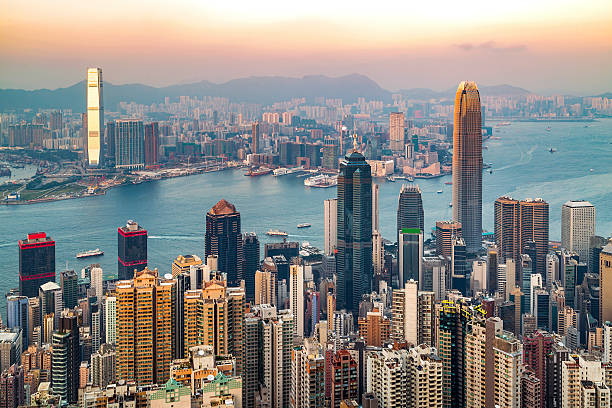 istock Modern city, Hong Kong, China 611598290