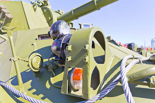 Headlamp of military transport