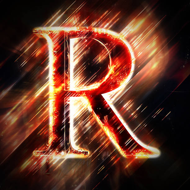 Letter R Fire 250+ Letter R Fire Alphabet Flame Stock Photos, Pictures & Royalty-Free ...