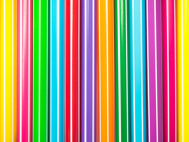 istock Abstract background from row of colorful pen 611604334