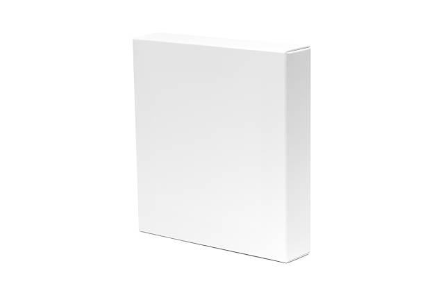 istock White tray or white paper package box isolated on White 611606076