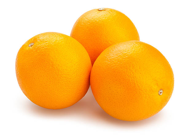 oranges oranges isolated valencia orange stock pictures, royalty-free photos & images