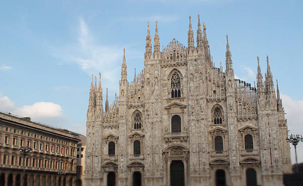 istock Milan Duomo Cathedral Building Exterior In Italy 611608440