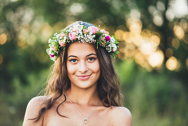 istock Girl summer portrait 611614008