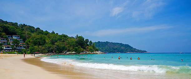istock Tourists on Kata Noi beach. 611615298