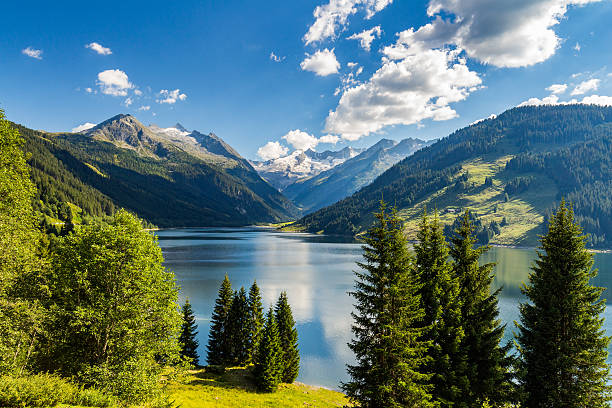 istock Fantastic Speicher Durlassboden lake. Alps, Austria, Europe. 611616860