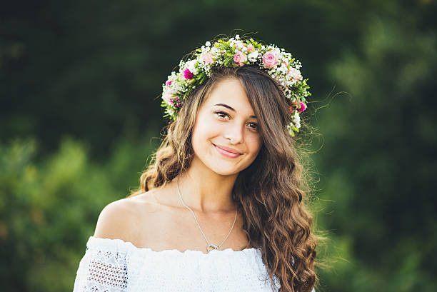 istock Girl summer portrait 611617082