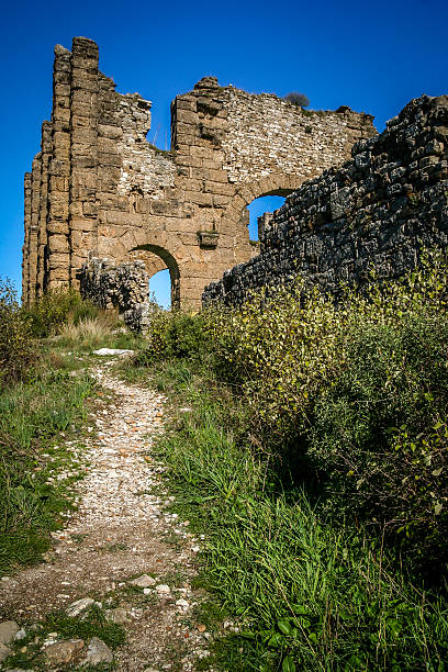 ruiny aspendos - aspendos construction architecture outdoors zdjęcia i obrazy z banku zdjęć