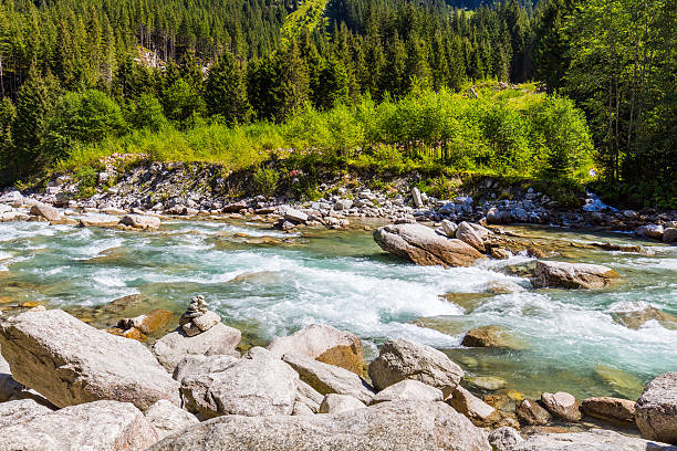 istock Austrian Alps. Starting famous Krimml waterfalls. 611622418