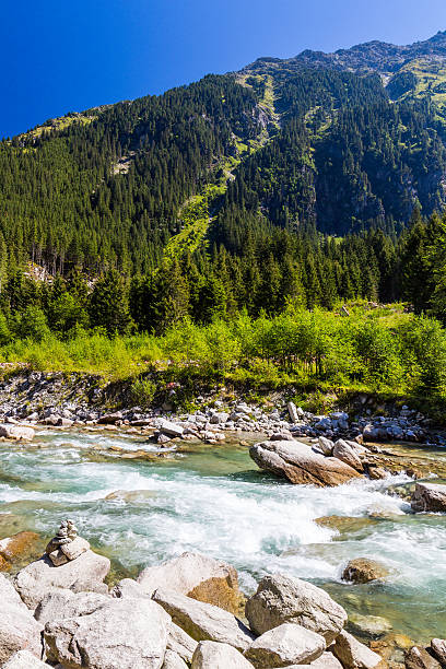istock Austrian Alps. Starting famous Krimml waterfalls. 611622474