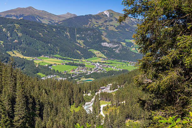 istock Austrian Alps. Starting famous Krimml waterfalls. 611622668