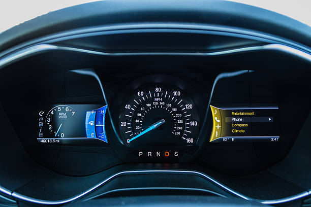 painel de carro - car vehicle interior inside of dashboard - fotografias e filmes do acervo