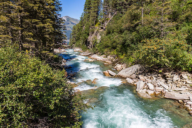 istock Austrian Alps. Starting famous Krimml waterfalls. 611622750