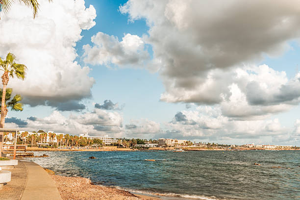istock Sea bay in Paphos, Cyprus. 611622940