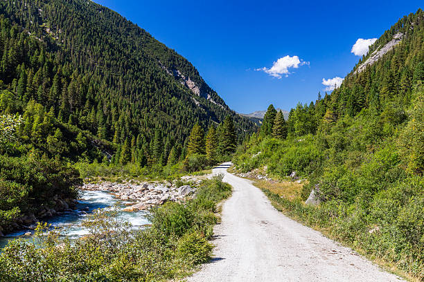 istock Austrian Alps. Starting famous Krimml waterfalls. 611623074