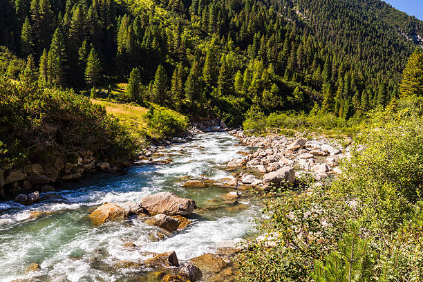 istock Austrian Alps. Starting famous Krimml waterfalls. 611623132