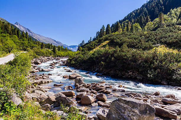 istock Austrian Alps. Starting famous Krimml waterfalls. 611623236