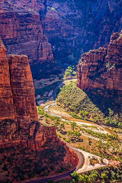 istock Zion Canyon from the Angels Landing Trail 611627904