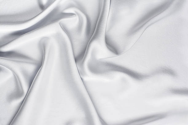 istock Smooth, elegant silk texture abstract background. Top view photograph. 611628022