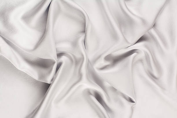 istock Smooth, elegant silk texture abstract background. Top view photograph. 611628108