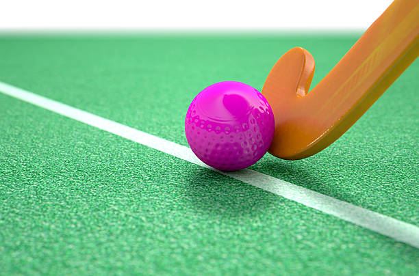 istock Hockey Stick And Ball 611628158
