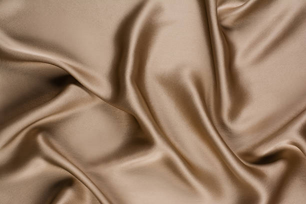 istock Smooth, elegant silk texture abstract background. Top view photograph. 611628236