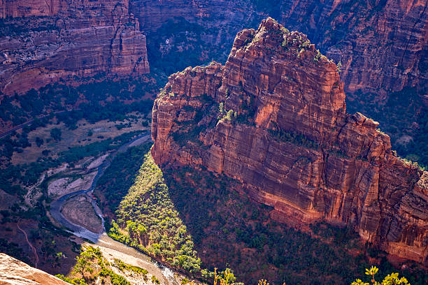 istock Zion Canyon from the Angels Landing Trail 611628248