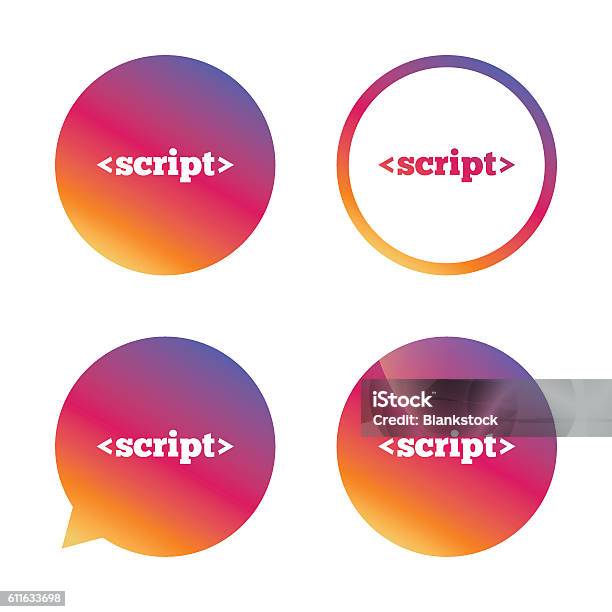 Ikon Tanda Skrip Simbol Kode Javascript Ilustrasi Stok - Unduh Gambar ...
