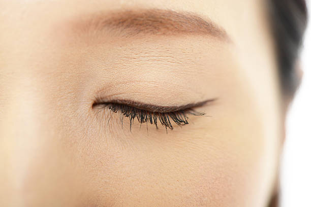 istock Part of female face 611633800