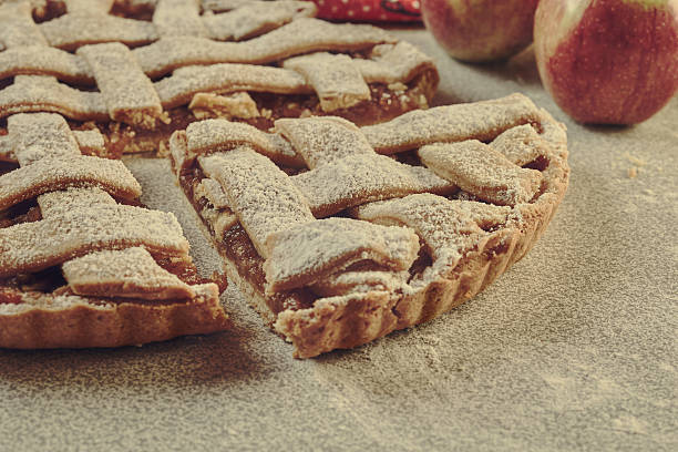 istock slice of apple tart 611635642