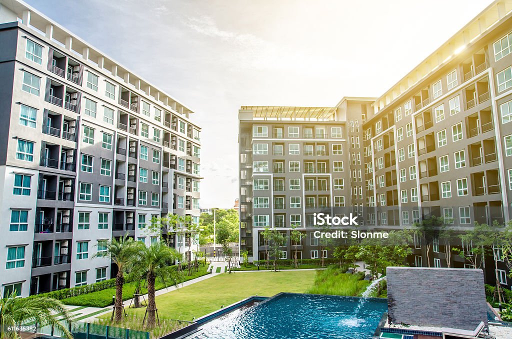 apartment building  liveing zone apartment building  liveing zoneapartment building  liveing zone Apartment Stock Photo