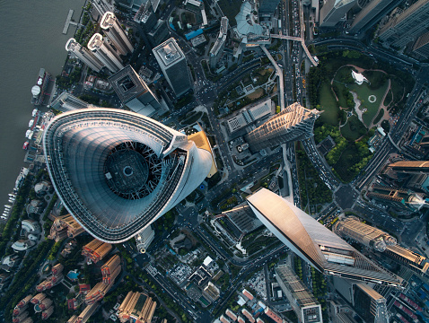 Aerial View Of Shanghai