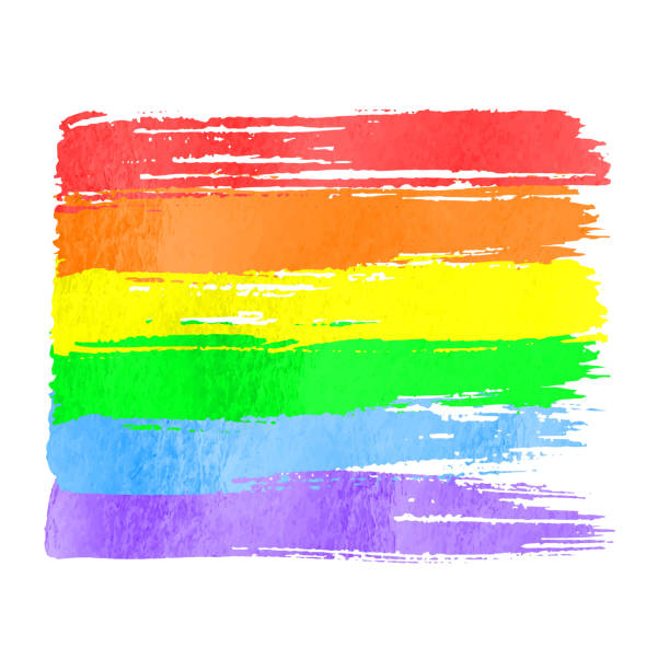 istock Rainbow flag as symbol of gay pride 611751884