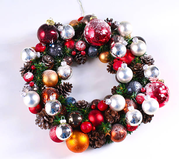 istock New Year gift on a golden tinsel background boly 611753982