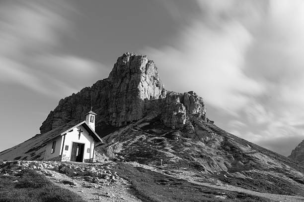 istock Church in the Alpine mountains 611760786