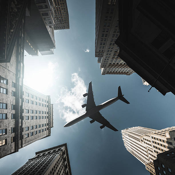 istock airplane in new york city 611760898