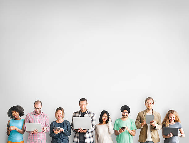 istock Group of People Connection Digital Device Concept 611765774