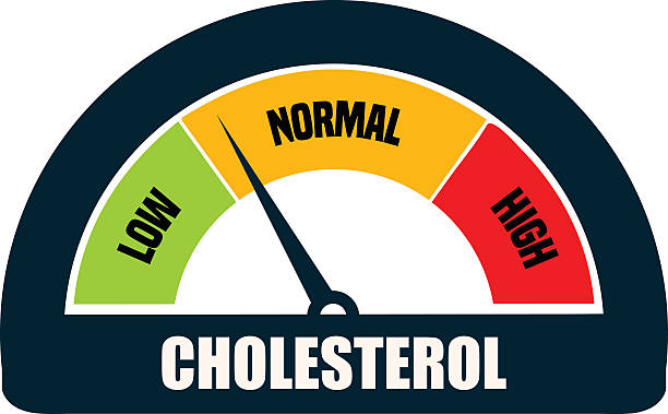 illustrazioni stock, clip art, cartoni animati e icone di tendenza di misuratore di colesterolo metri. - cholesterol