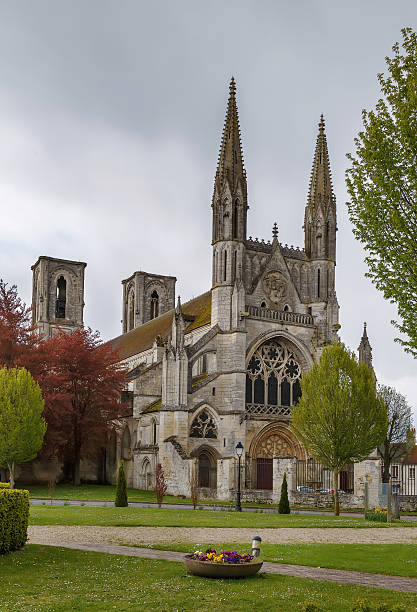 Abbey of St. Martin, Laon, France The Abbey of St. Martin established in 1124 in Laon, France, was one of the earliest foundations of the Premonstratensian Order. Laon stock pictures, royalty-free photos & images