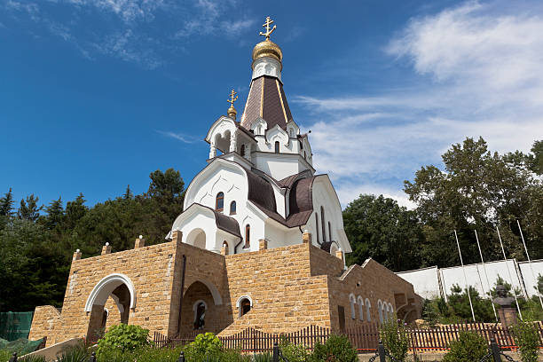 istock Church of the Holy Righteous Warrior Feodor Ushakov in Sochi 611772518