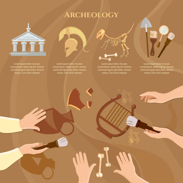 illustrations, cliparts, dessins animés et icônes de fouilles archéologiques histoire ancienne - sparta greece ancient past archaeology